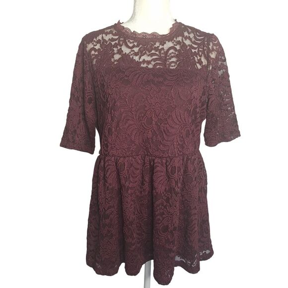 Torrid Womens Skater Lace Mini Dress A Line Whimsigoth Sexy Vamp Flowy Large - Picture 1 of 13